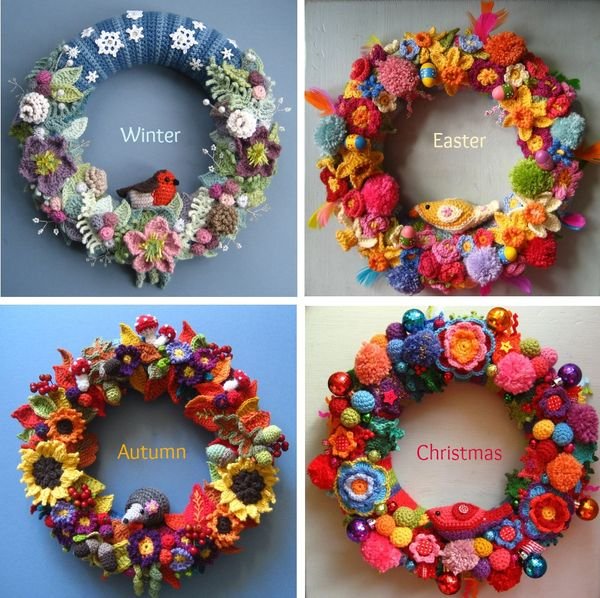 How do you make a simple Easter wreath 3