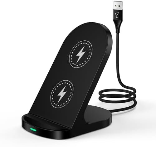 Buy 15W Wireless Charger Stand Fast Charging Pad Dock wireless chargers