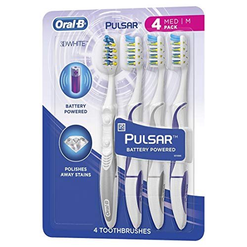 Buy Oral B 3D White Luxe 4 Pack Pulsar Battery Powered toothbrushes