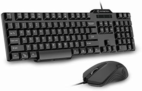 Buy Wired Keyboard and Mouse Combo, Gofreetech Full-Size external keyboards and mice