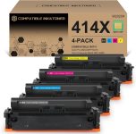 414X High Yield Toner Cartridges 4 Pack