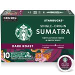 Starbucks K-Cup Coffee Pods, Dark Roast