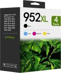 952XL Ink Cartridges High Yield (4-Pack,