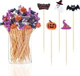 JtmyAota 100 Pack Halloween Toothpicks