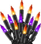 TW SHINE Purple and Orange Halloween