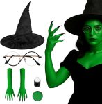 Halloween Witch Costume Set – 5PCS