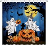 pinata Halloween Shower Curtain for Bath