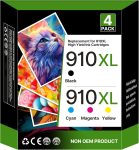 910XL Ink Cartridges for HP Printers (4