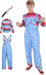 Halloween Chucky Costume for Kids Adult