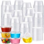 AOZITA 400 Set 2 oz Jello Shot Cups with
