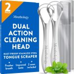 Mouthology Tongue Scraper for Adults (2