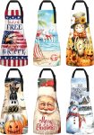Bencailor 6 Pcs Kitchen Aprons with