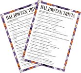Halloween Trivia Game Pack of 30, Fall