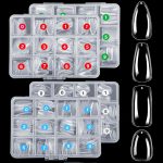 ELLEWIN 1000PCS Nail Tips Clear False