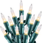 Clear Christmas String Lights 100 Count