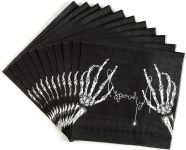 Quera 50 Pcs Skeleton Hands Paper