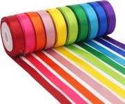 MEEDEE Rainbow Ribbon Solid Color