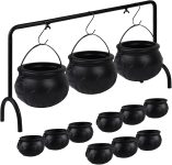 12 PCS Cauldron Halloween Decor, Large