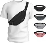 MAXTOP Large Crossbody Fanny Pack with