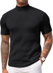 COOFANDY Men's Mock Turtleneck Sweater