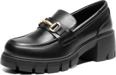 DREAM PAIRS Loafers for Women Platform