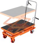 VEVOR Hydraulic Lift Table Cart, 330lbs