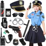 Police Officer Costume for Kids, Girls