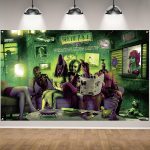 Happy Brithday Photo Backdrop Halloween