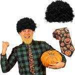 2 Pcs Pumpkin Man Halloween Costume