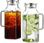 Netany 2 Pack 2 Liters/68 oz Square