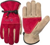 Leather Work Gloves for Women, Medium