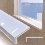 White Window Sill Protector 48 inch