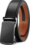 CHAOREN Mens Belt Leather Ratchet Belt -