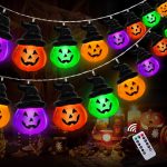 Orange Purple and Green Halloween
