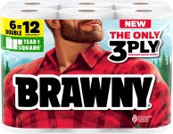 Brawny Tear-A-Square 3-Ply Paper Towels,