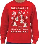SCOBAR Epstein Ugly Christmas Crewneck