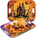gisgfim 2Pcs Halloween Serving Trays