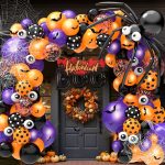126 Pcs Halloween Balloon Garland Arch