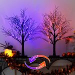 2 Pack Halloween Tree, Vanthylit Black