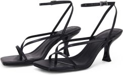 PiePieBuy Women's Lace Up Heeled Sandals