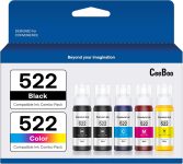 522 High Capacity (5 Bottles) Refill Ink