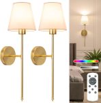 NIORSUN Battery Operated Wall Sconce Set