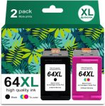64XL Ink Cartridges Replacement for HP