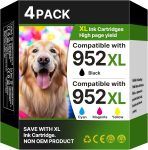 952XL Ink Cartridges (4-Pack) for HP