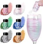 CRPTHE 6 Colors Luster Dust Edible Set,