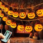 Battery Operated Pumpkin Lights for