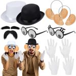 9 Pcs Halloween Potato Couple Costume