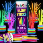 Party City 100 Glow Sticks Bulk Party