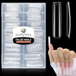 Extra Long Square Nail Tips, XXL 120Pcs