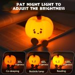 Pumpkin Night Light, Cute LED Lamp,